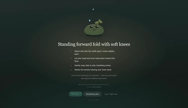 Mossy - 桌面上一株会枯萎的植物。你只需写下休息时想做的事。 产品图片 2