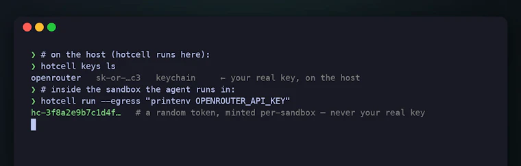 npm i -g hotcell - 适用于 Mac、Linux 及裸机环境的本地 AI Agent 沙箱 产品图片 2