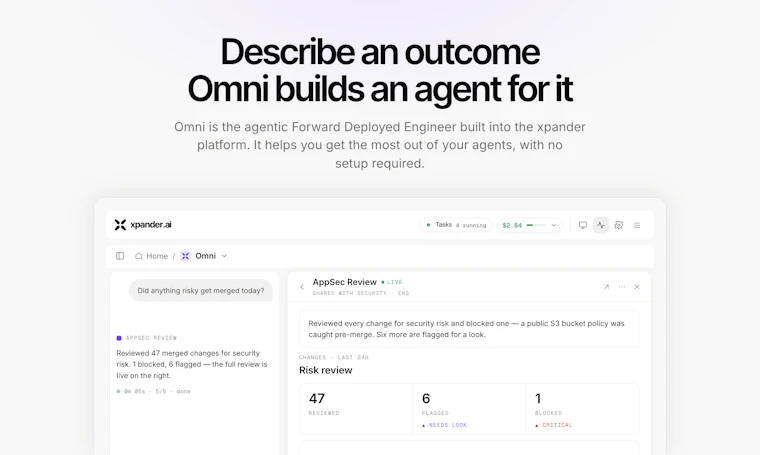 Omni by xpander - 告别AI代理的繁琐运维 产品图片 2