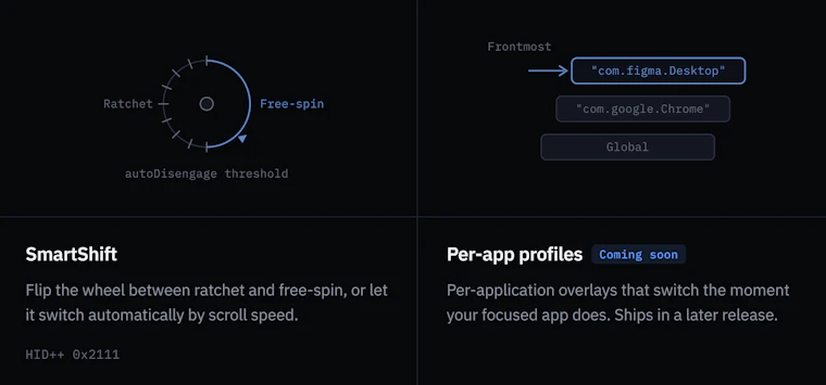 OpenLogi - 主打本地优先的罗技Options+替代方案 产品图片 6