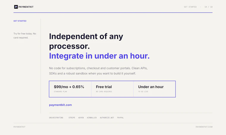 PaymentKit - 支付通道中断亦能持续计费的账单系统 产品图片 10