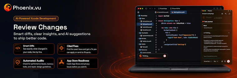Phoenix - 专为 iOS 与 macOS 应用开发打造的 AI 编程助手 产品图片 5