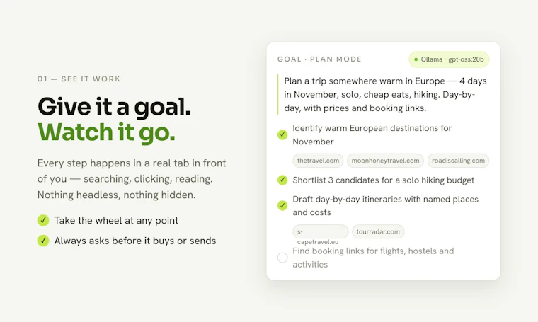 Pickle Browser - 专为智能体打造的浏览器。本地运行，可视化窗口实时掌控 产品图片 2