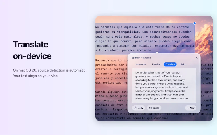 PixelRead AI OCR - 在 Mac 上捕获、翻译并理解任意屏幕文本 产品图片 2