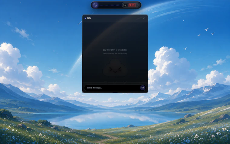 Project SKY - 专为Windows打造的沉浸式AI桌面伴侣。 产品图片 3