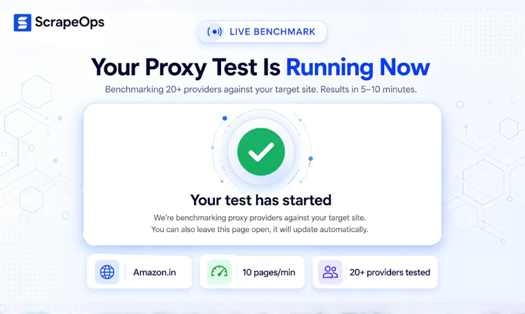 Proxy Tester by ScrapeOps - 为可靠且针对特定目标的网页抓取提供代理基准测试 产品图片 9