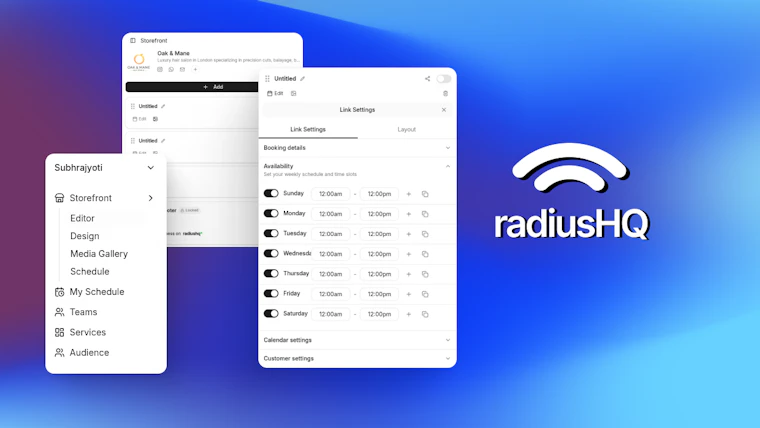 radiusHQ - 一个链接，终结排期混乱 产品图片 3