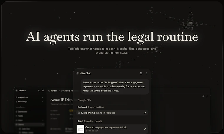 Referent - 专为现代律所打造的AI原生操作系统 产品图片 4