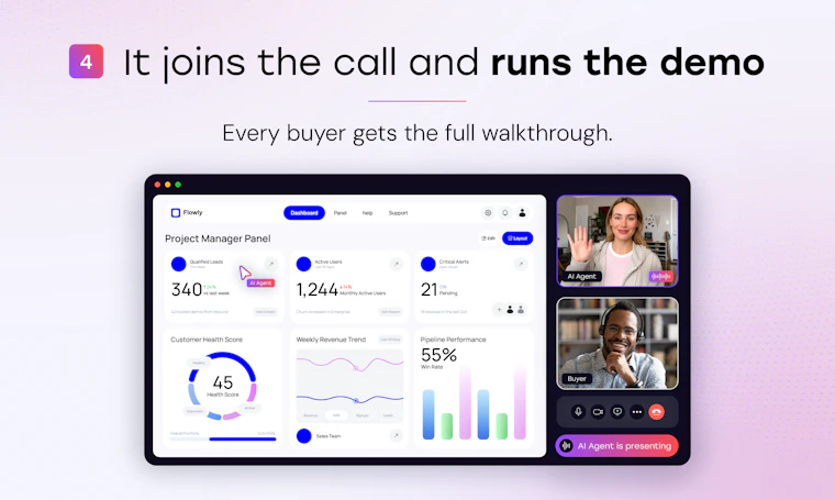SalesCloser.ai - 主动出击的销售助手，自动预约、准时出席并演示产品 产品图片 5