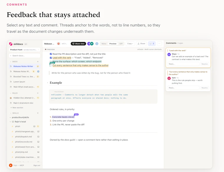 Skilldocs - Markdown 界的 Figma 产品图片 2