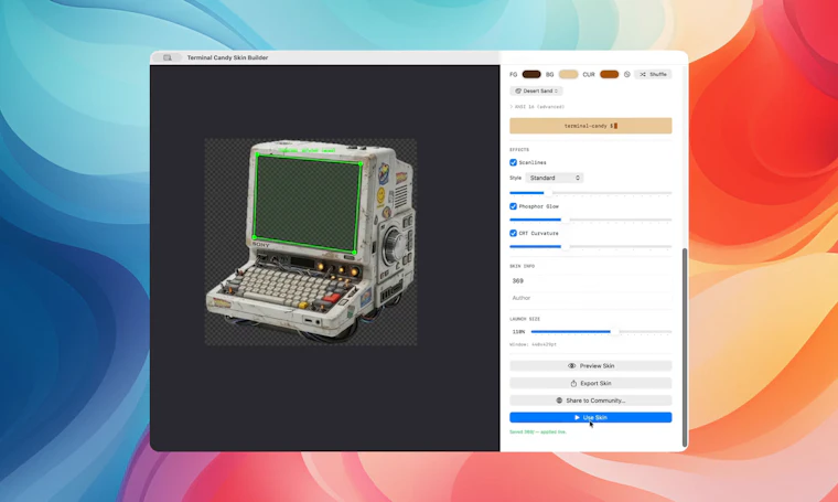 Terminal Candy - 一款支持高度自定义外观与主题的 macOS 原生终端 产品图片 3