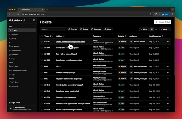 Ticketdesk AI - 面向客户支持的AI智能体 产品图片 3