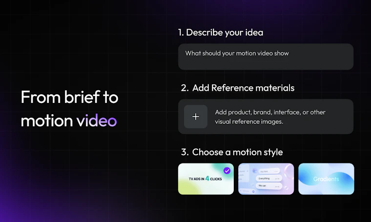 Topview Motion Studio - 无需精通 After Effects，轻松制作专业级产品发布视频 产品图片 2