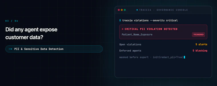 Traccia - 终于来了！一款真正厂商中立的 AI Agent 控制平面。 产品图片 4