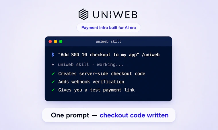 UniwebPay Skill - AI时代的金融基础设施 产品图片 2