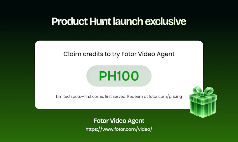 Video Agent by Fotor - 通过对话创建与编辑精准动态图形及视频 产品图片 7