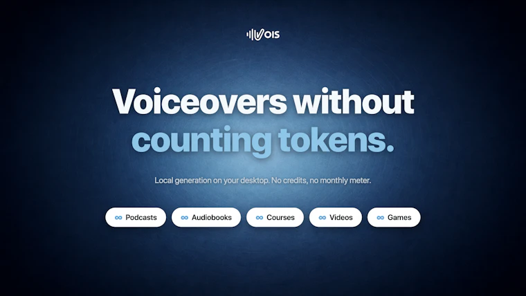 Vois 2.0 - 支持无限生成的 ElevenLabs 替代方案 产品图片 6
