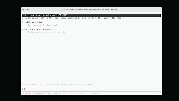Whop CLI - 从终端掌控你的全部业务 产品图片 2
