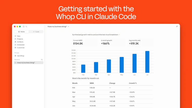 Whop CLI - 从终端掌控你的全部业务 产品图片 4