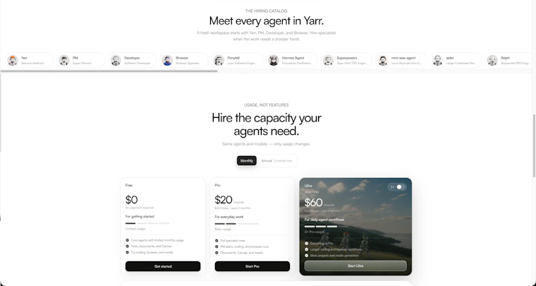 Yarr - 一站式桌面工作台，无缝调度你的AI团队。 产品图片 4