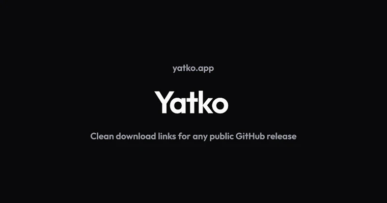 Yatko - GitHub 遗忘的下载按钮 产品图片 4