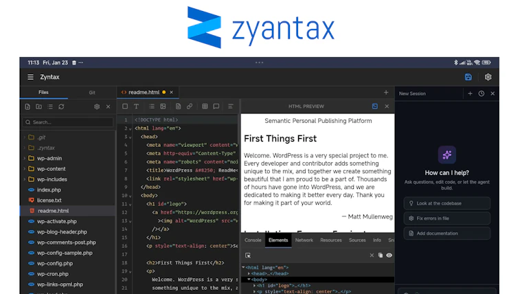 Zyntax - 代码编辑器、终端、Git、AI智能体 产品图片 4
