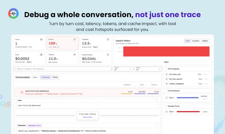 AI Observability by OpenObserve - 专为智能体与大语言模型打造的 OpenTelemetry 原生可观测方案 产品图片 4