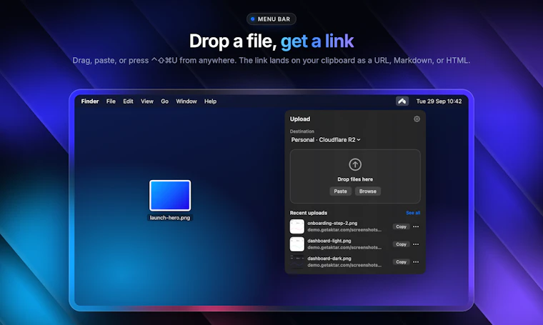 Aktar - 从您的私有云即时分享文件。支持 Mac、Windows、iOS 产品图片 2