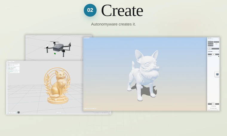 Autonomyware - 从灵感到实物，以AI工程化实现你的无限想象 产品图片 3