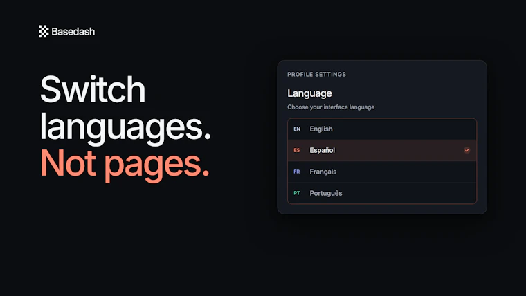 Basedash in Español Français & Português - 用你熟悉的语言处理数据 产品图片 3