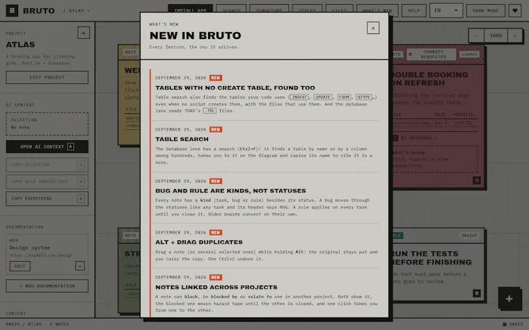 Bruto - 驻留于代码仓库的任务看板，为你与AI协同而生 产品图片 5