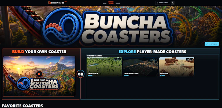 Buncha Games - 支持桌面与移动网页的即点即玩游戏及UGC世界 产品图片 2