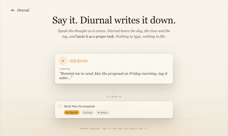 Diurnal - 让灵感瞬间落地的最快方式 产品图片 5