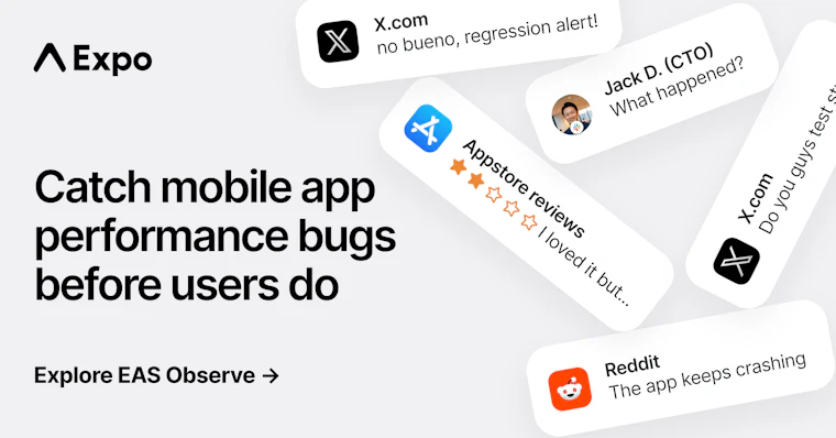 EAS Observe - 专为 Expo 与 React Native 打造的性能监控方案 产品图片 3