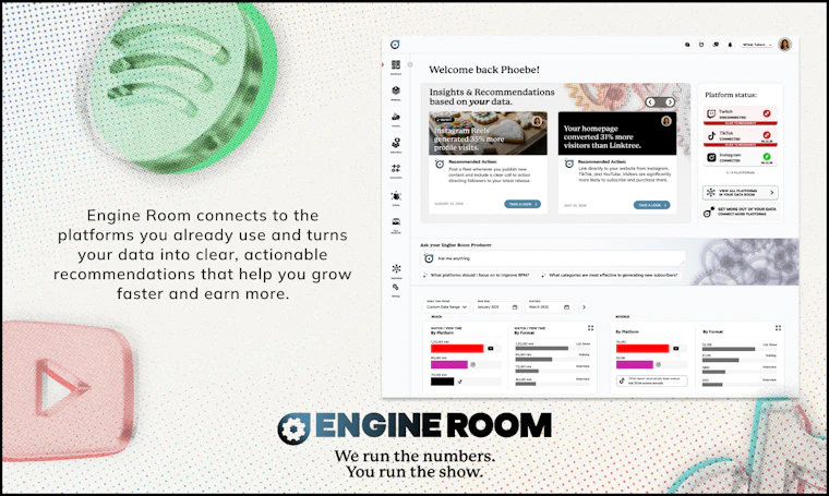 Engine Room Media - 数据交给我们，舞台由你掌控。 产品图片 3