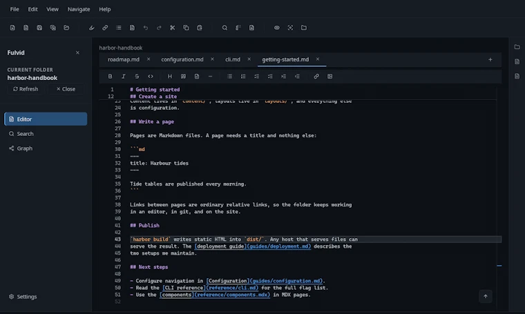 Fulvid - 一款独立的 Markdown 与 MDX 桌面编辑器 产品图片 2