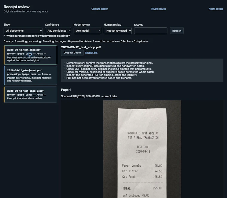 Galactic Receipt Scanner - 一键将手机升级为免提式票据扫描站 产品图片 2
