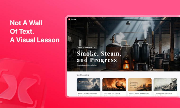 Gauth AI Course - 可观看、可自测、可创建的AI课程 产品图片 3