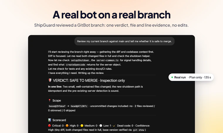 GitBot - 基于你常用的编程AI代理打造自动化机器人 产品图片 2