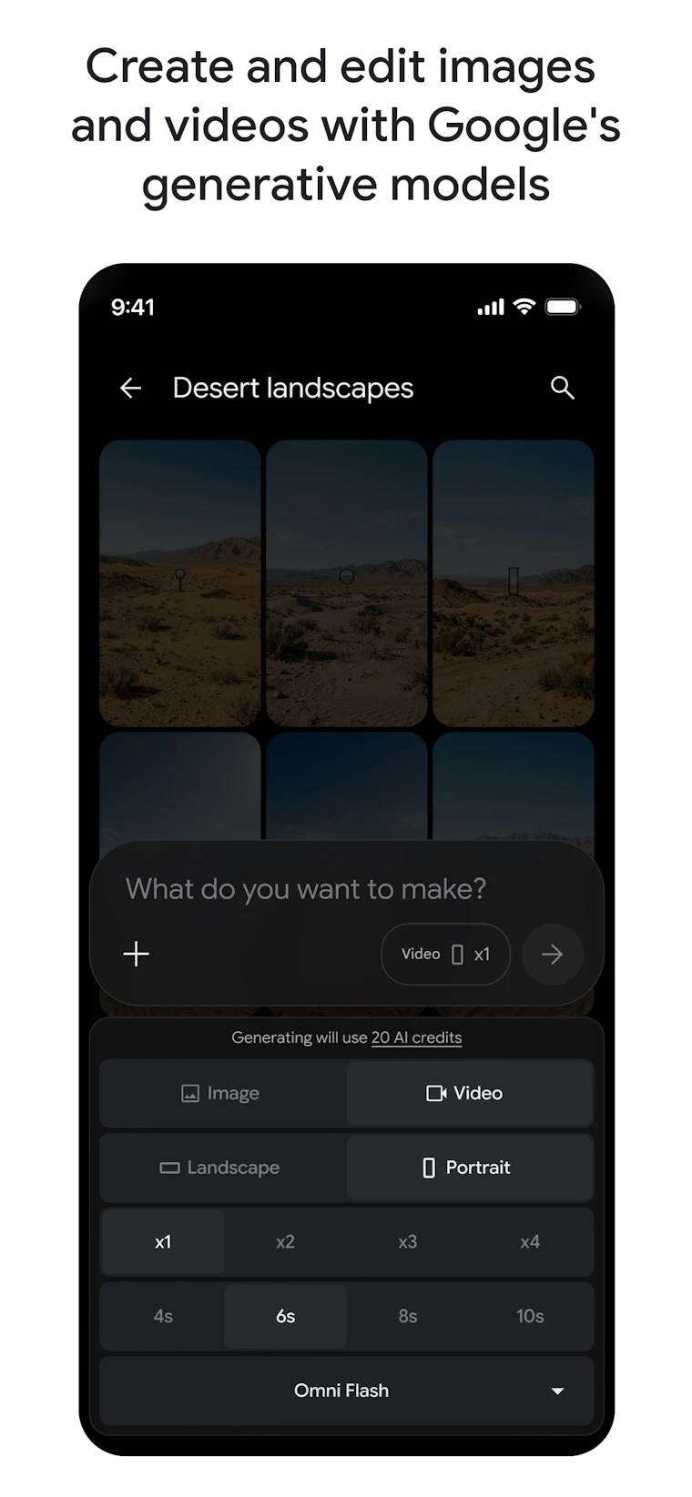 Google Flow for iOS & Android - 谷歌 AI 创意工作室现已登陆移动端 产品图片 3