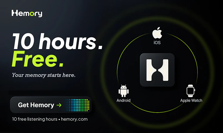Hemory - 持续聆听。为AI智能体打造可检索的记忆库。 产品图片 7