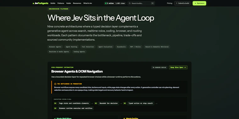 JevForAgents - 探索真实的 Jev 智能体构建、演示与核心模式 产品图片 7