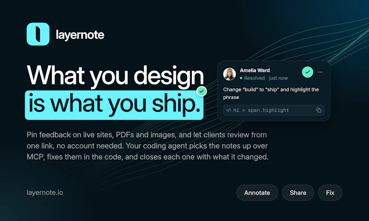 layernote - 网站、Figma文件、PDF与图片的可视化协作反馈 产品图片 2