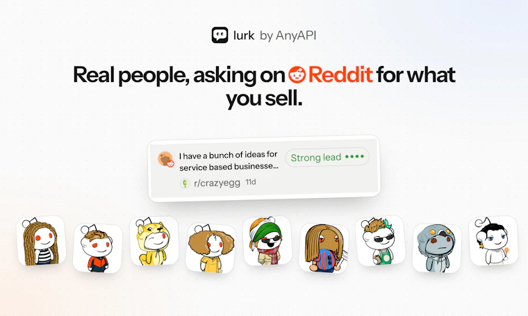 lurk - 免费开源的 Reddit 与 Twitter 潜在客户监控工具 产品图片 3