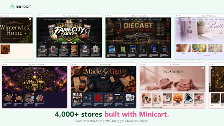 Minicart - 开启你的店铺，让AI打理繁杂琐事。 产品图片 4