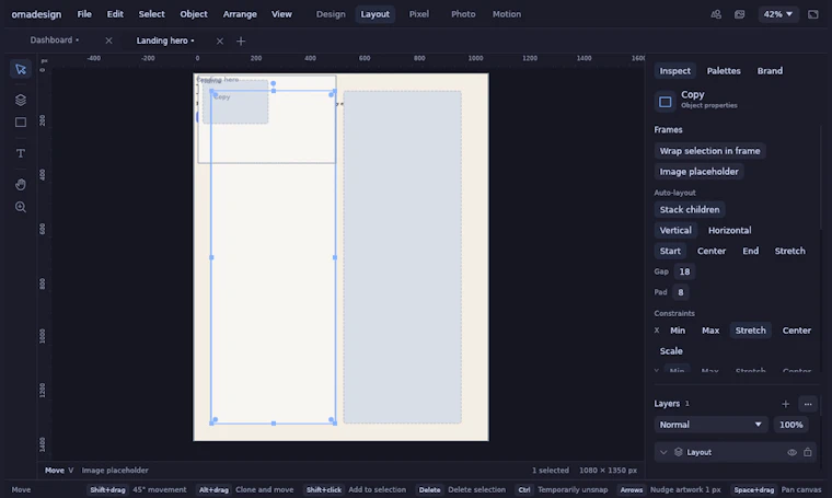 omadesign - 专为设计、排版、绘画与动态效果打造的Linux创意套件 产品图片 3
