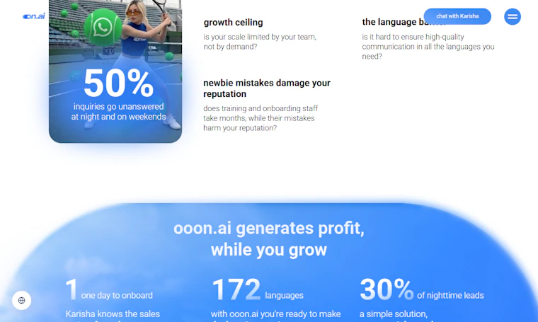 ooon.ai - AI员工，自动回复、预约并提醒客户 产品图片 4
