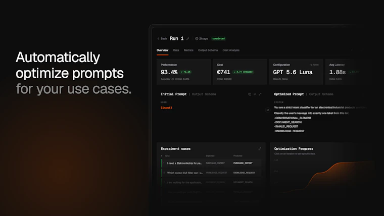 Promptic - 专注生成式AI应用的质量与成本优化 产品图片 3