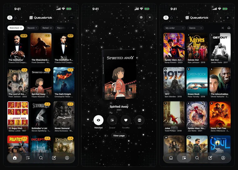 Queuebrick - Letterboxd 的优质替代方案 产品图片 2