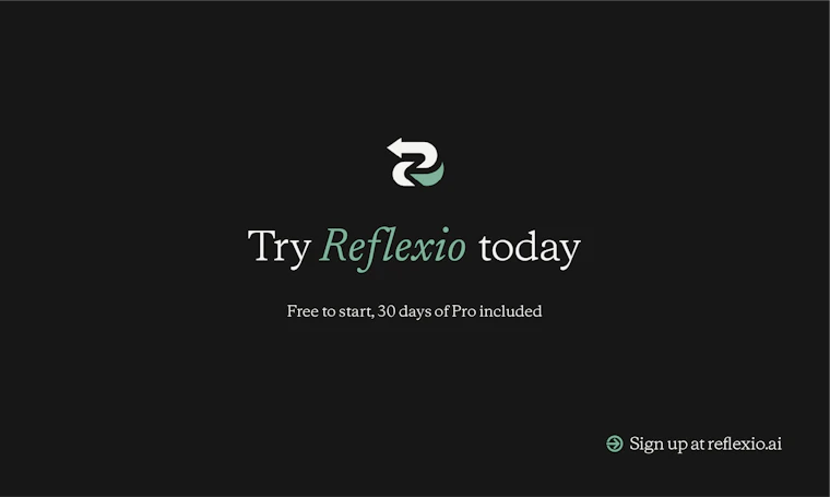 Reflexio - 行为驱动学习，让AI智能体越用越强 产品图片 5